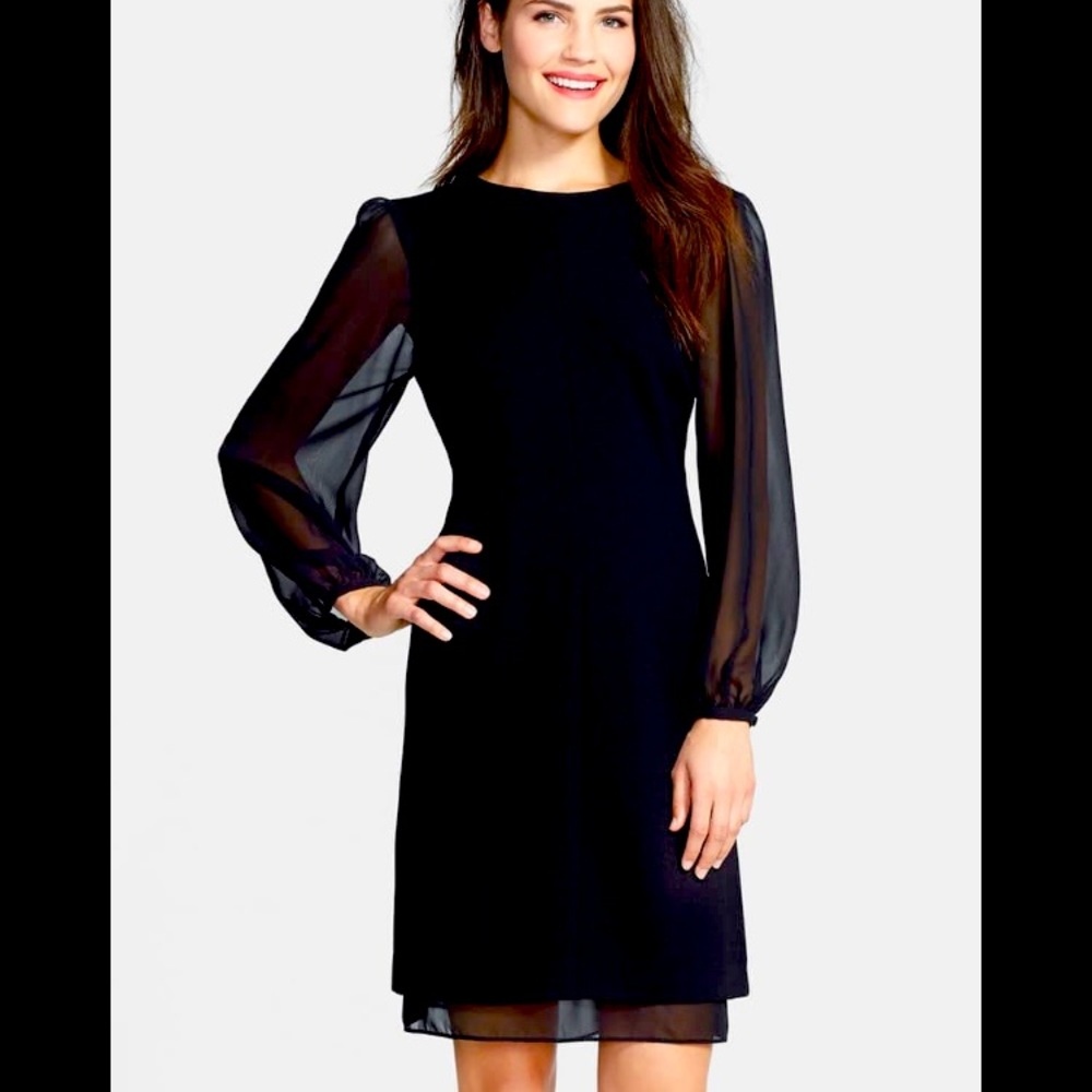 Sophisticated little black cocktail dress